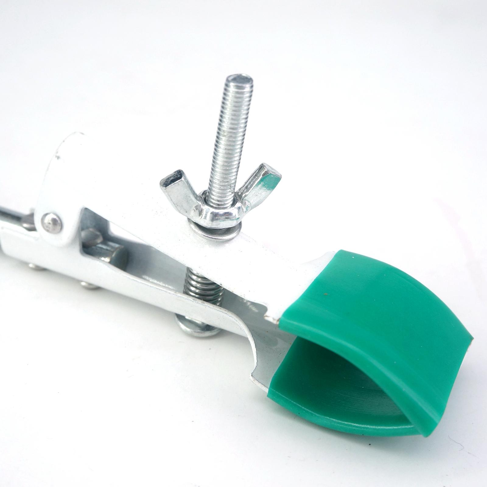 Soporte de hierro para matraz, abrazadera de extensión para soporte de retorta, retención de Clip de matraz, diámetro máximo de 50mm