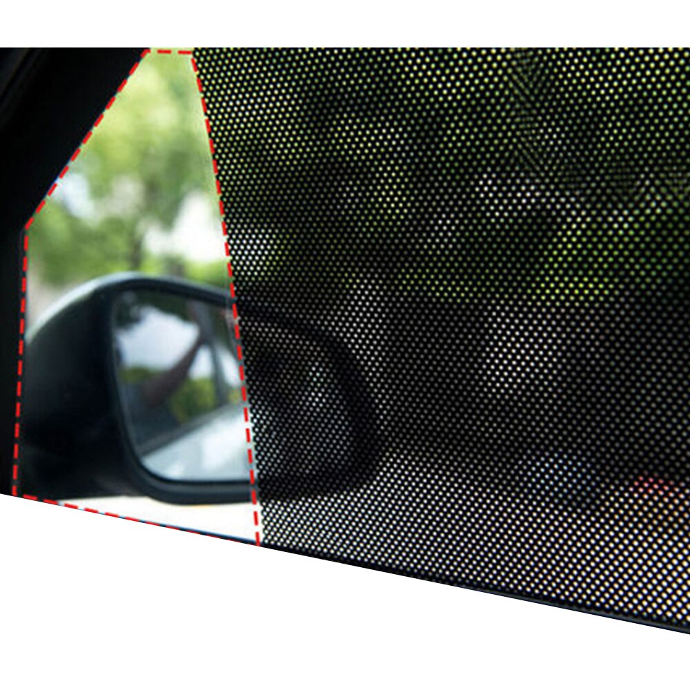 2pcs Car UV Protection Auto Side Window Mesh Film Car Sun shade Sticker Windshield Net