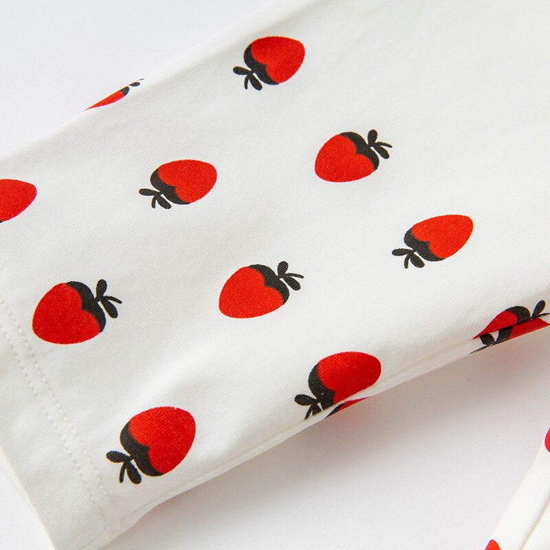 DB17783 dave bella estate neonate moda cartone animato stampa pantaloni bambini lunghezza polpaccio bambini ragazza pantaloni pantaloni bambino neonato