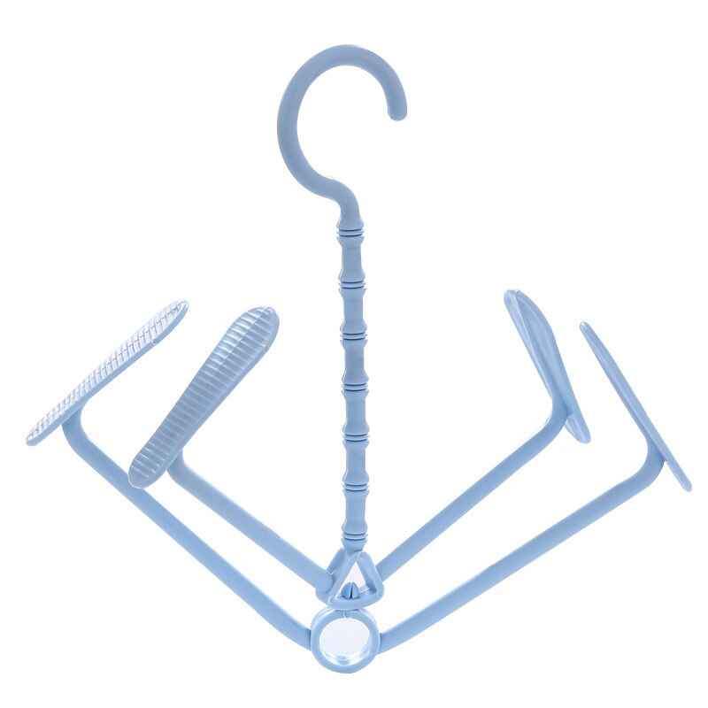 360 degrés rotatif coupe-vent chaussures cintre vêtements suspendus crochet support séchage sacs chaussures pantoufle vêtements Stand arbre