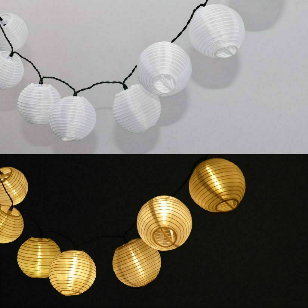 Solar-Led-Licht Wasserdichte LED Solar Power Chinesische Laterne Fee Lichterketten Garten Party Lampe Für Hochzeit Straße Girlande