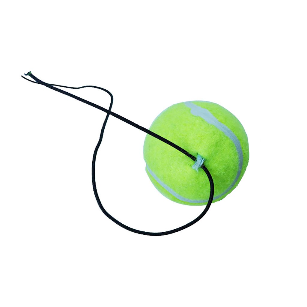 Tennis Ball with String Tennis Training Partner Rebound Practice Ball 2.5m Elastic Rope Rubber Ball For Beginner#0330y30