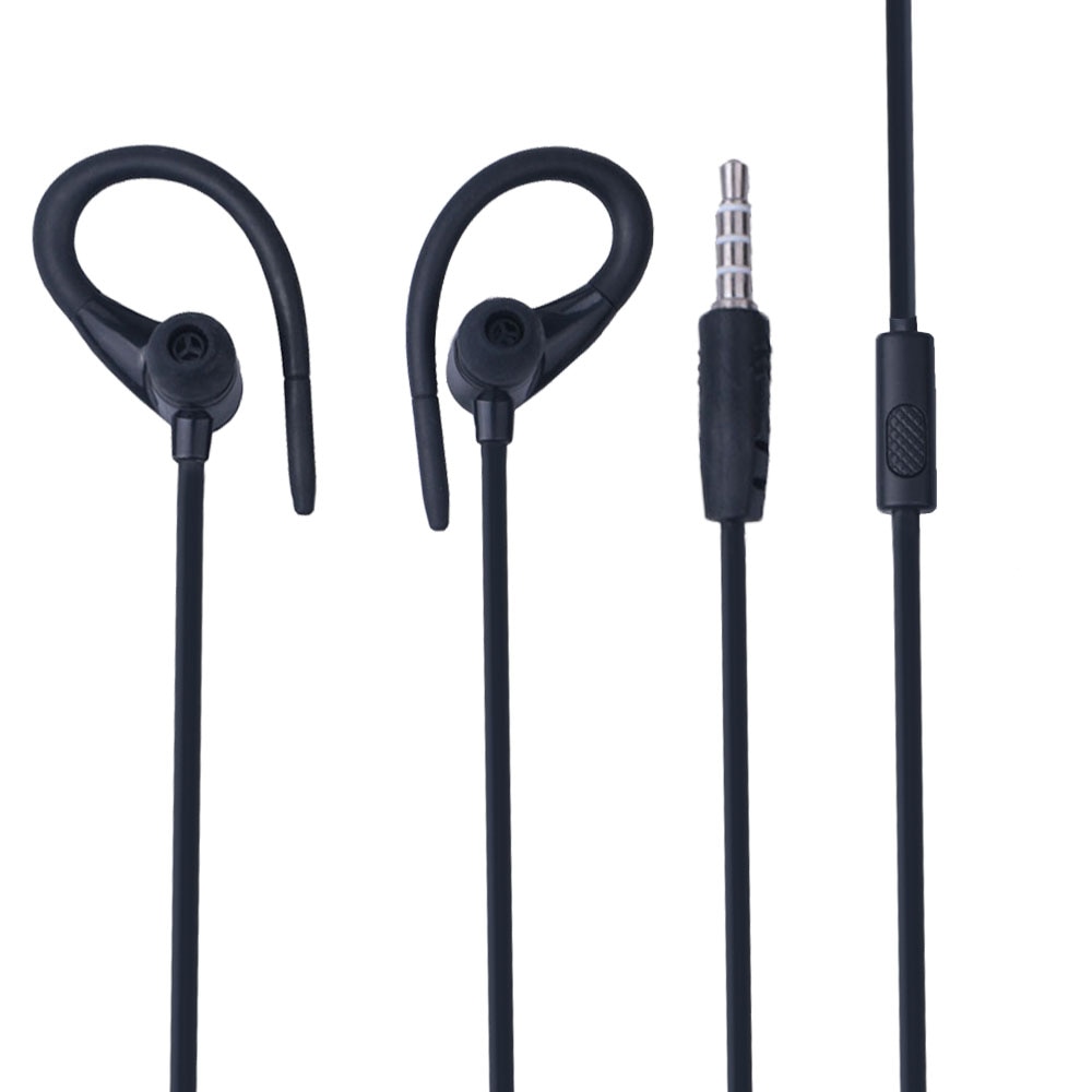 In-Ear Oorhaak Oortelefoon Stereo Bass Sound Hoofdtelefoon 3.5 Mm Headset Voor Running Sport Voor Xiaomi Samsung Iphone Computer