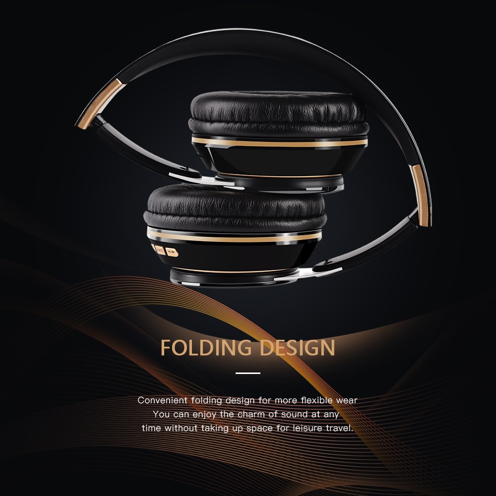 CLBC Wireless Headphones Bluetooth 5.0 - Foldable Stereo Gaming Headset with Mic - 40mm Drivers