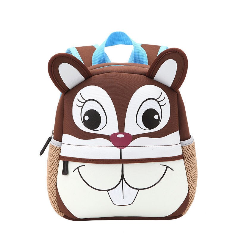 Nuevas mochilas de animales 3D para niños, mochila de de para niñas y niños, mochilas escolares de neopreno para niños, bolsas de dibujos animados de jardín de infantes: 6