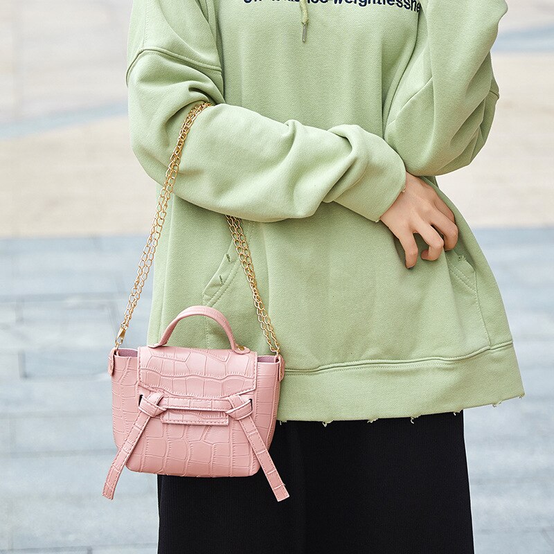 2020 jesienne i zimowe koreańskie słodycze kolor pojedyncze torby na ramię suma osobowość przekątna torba na telefon komórkowy