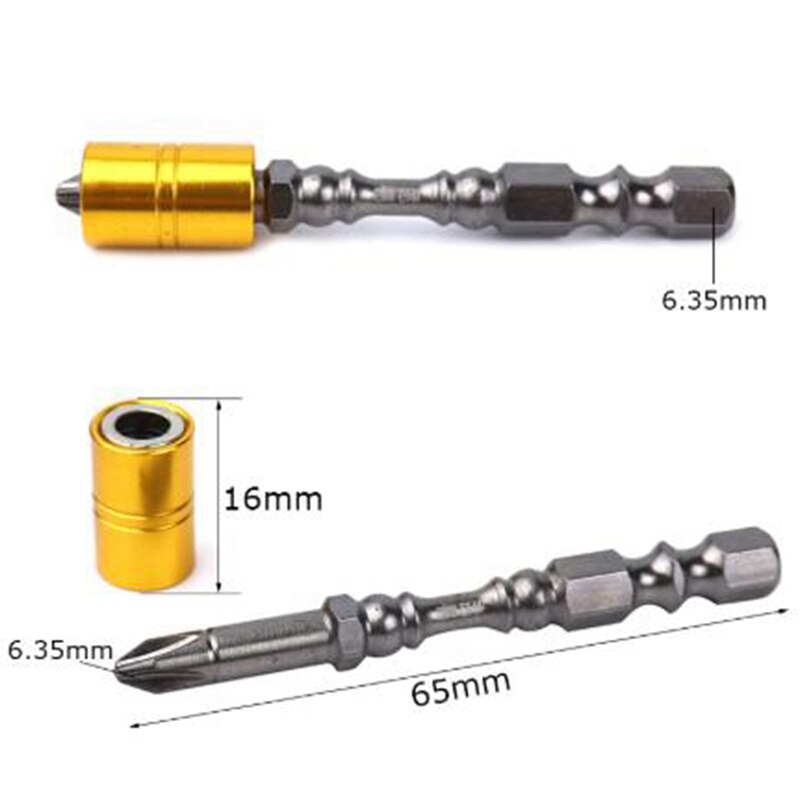 10 Pcs Strong Magnetic Screwdriver Bit Set 65Mm Phillips Electronic Screwdriver Bits For Plasterboard Drywall Screw Driver