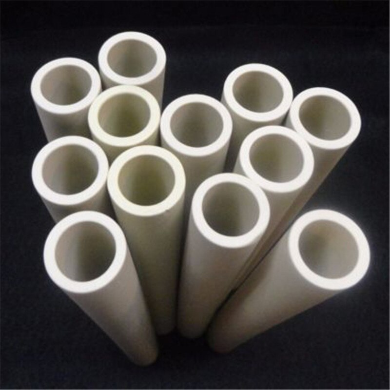 Tube en corindon haute température OD15 * ID10mm | 99.5%-Al2O3 Tube rond en alumine à alésage unique/céramique isolante pour capteurs de Thermocouple