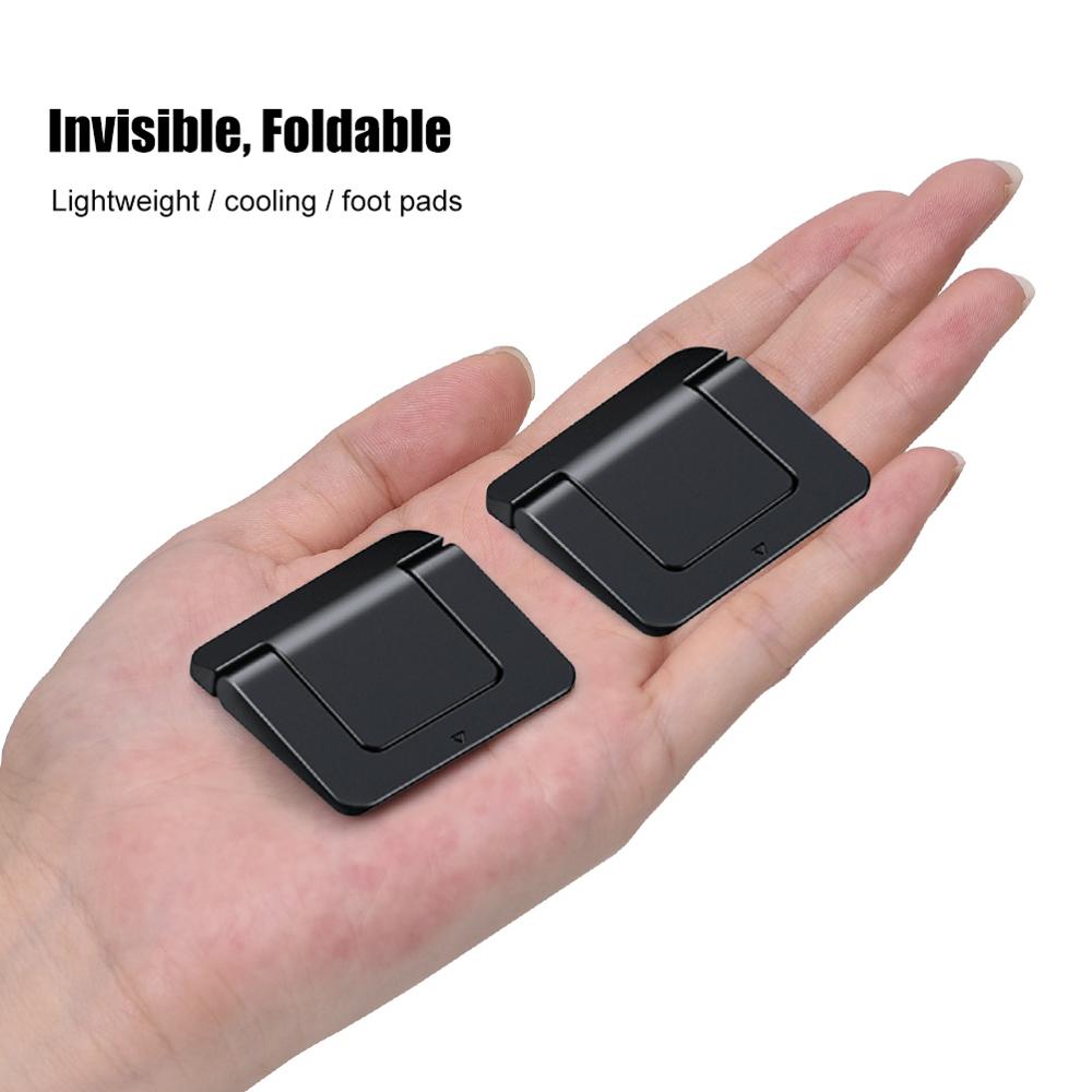 Mini Laptop Stand 2 Stuks Draagbare Voor Macbook Pro Air Ipad Xiaomi Tablet Stand Notebook Cooling Holder Ondersteuning Laptop Accessoires