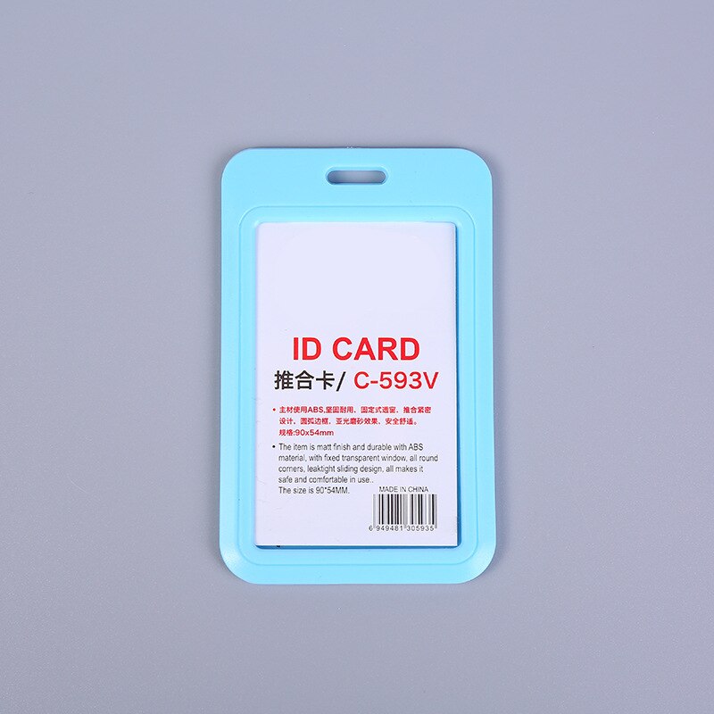 Doctor Nurse ID Card Pass Holder Student ID Card Holder Bus Pass Business Card Case Acrylic Nurse Badge: NO.2