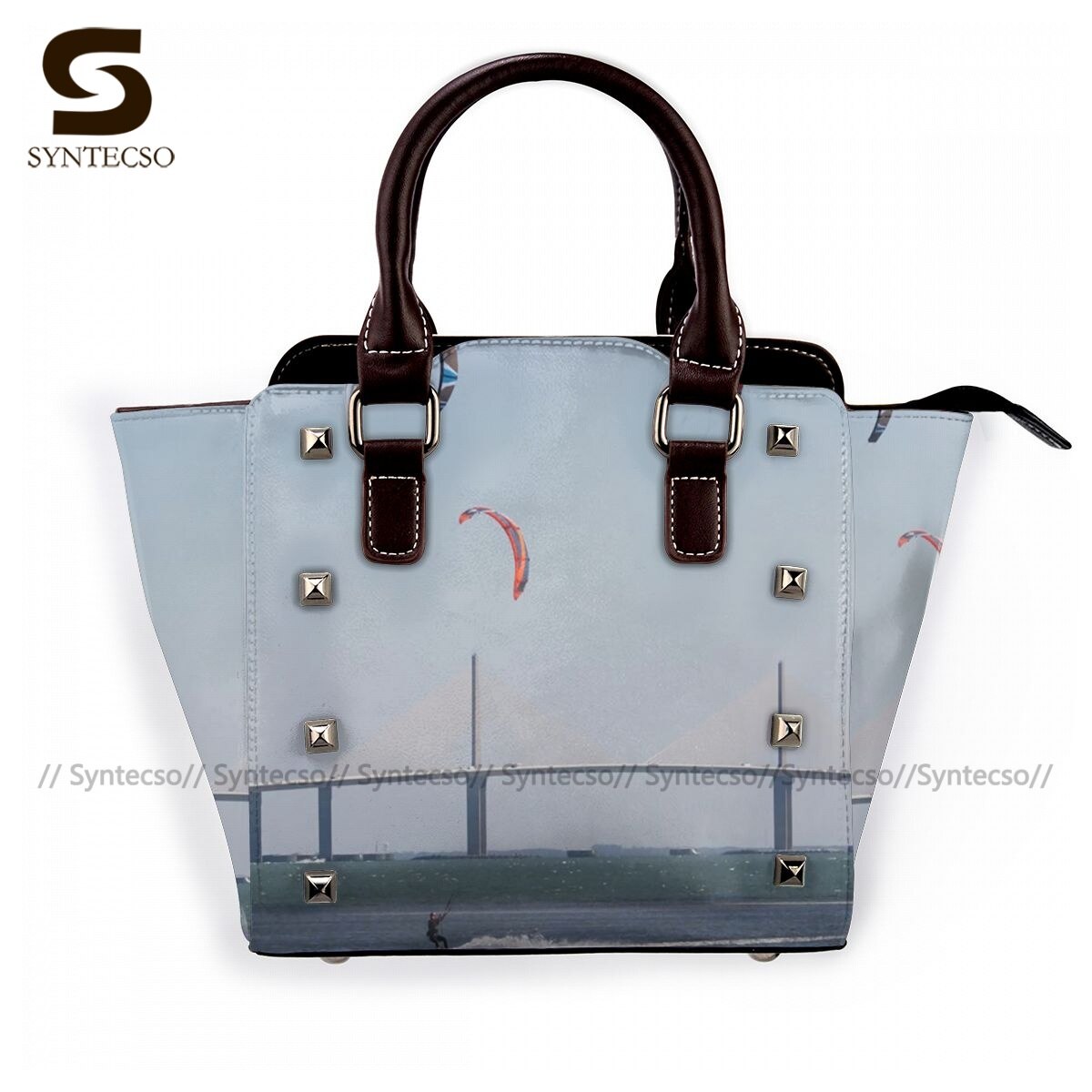 Skyway Schoudertas Esthetische Lederen Handtas Business Vrouw Bags: 2