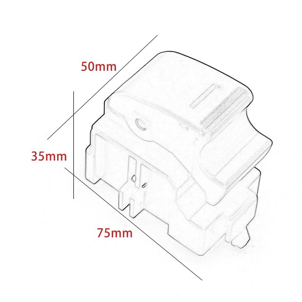 84810-32070 for Toyota Land Cruiser Power Window Single Switch