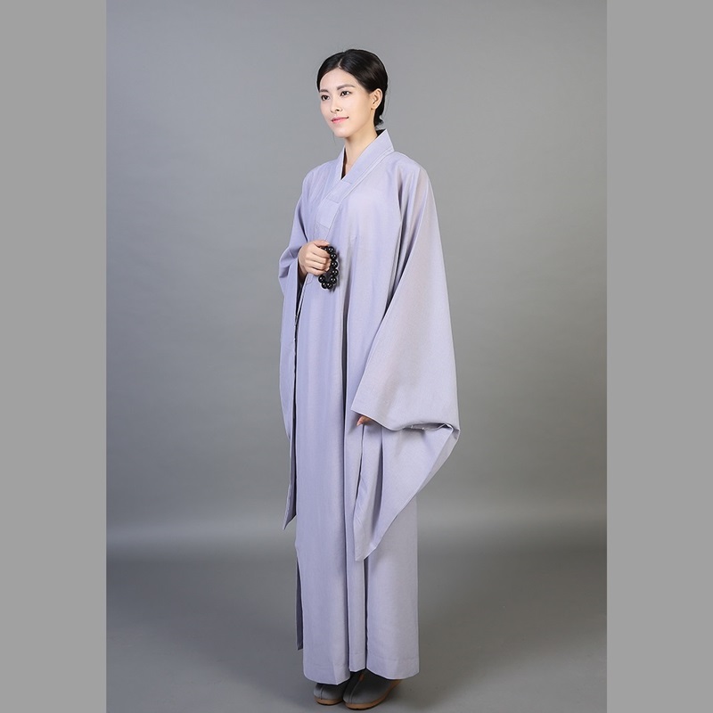 Boeddhistische monnik gewaden vrouwelijke uniform zen kleding shaolin monnik kleding boeddhistische monnik kostuum vrouwen TA543