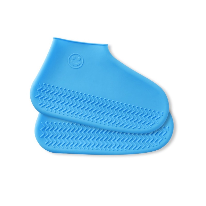 1 Paar wasserdichte, rutschfeste Silikonschuhe, hochelastisch, verschleißfest, unisex-Regenstiefel für regnerische Tage Ich bin Freien, wiederverwendbarer Schuhüberzug
