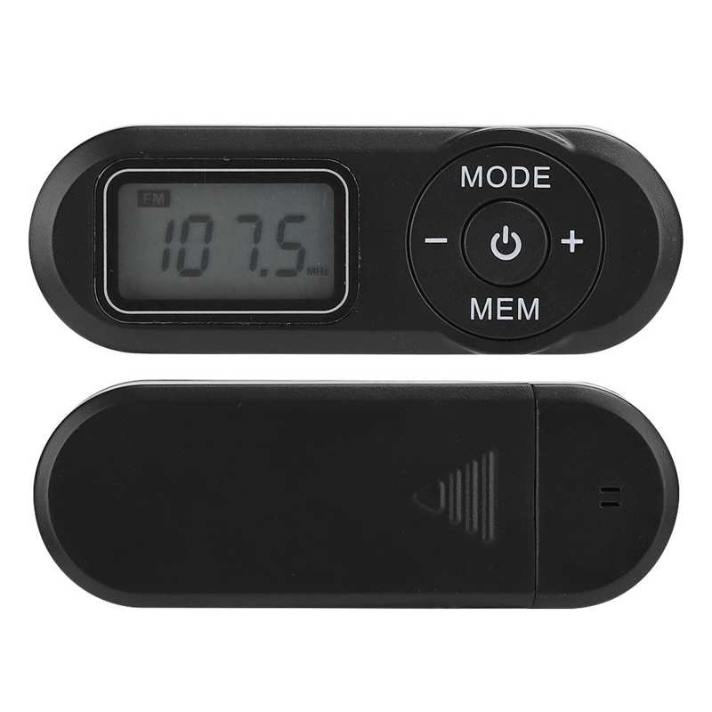 HRD 727 DSP Mini Portable Radio LCD Digital Pocket FM Radio 64-108MHz FM Receiver Retro MP3 Player Music Player 3.5mm Earphone