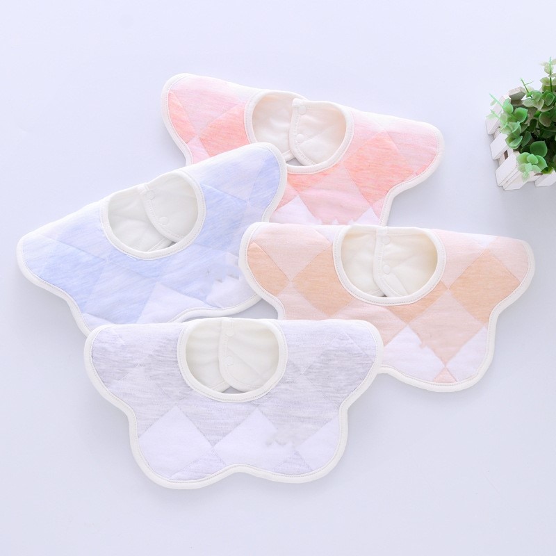 Baby Lätzchen Baumwolle Blume Wasserdichte Tuch Lätzchen Speichel Handtuch Rotierenden Baby Fütterung Smock Infant Spucktücher Bandana Lätzchen