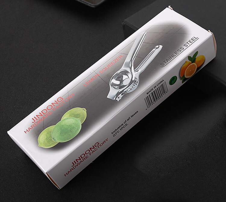 Kitchen Handheld Lemon Squeezer Stainless Steel 304 Hand Press Juicer Manual Citrus for Juicing Lemon ＆ Limes, Vegetables