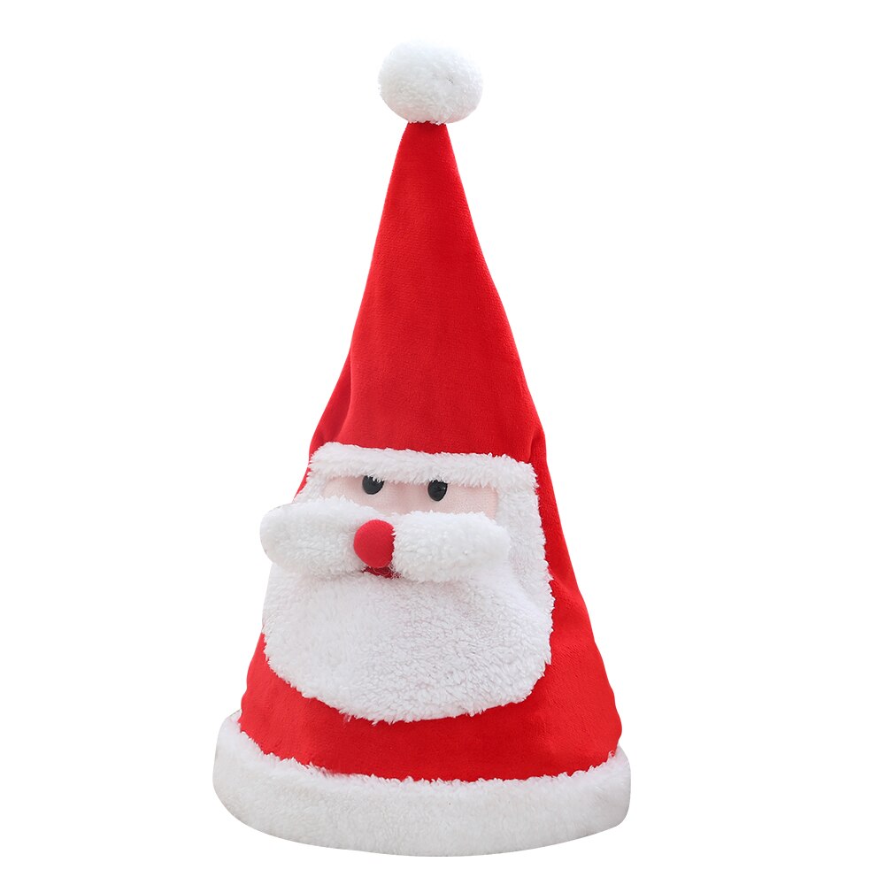 Elektriske legetøj kan synge og danse julehatte julesang elektriske hatte jul santa hatte julefest rekvisitter chris: Default Title