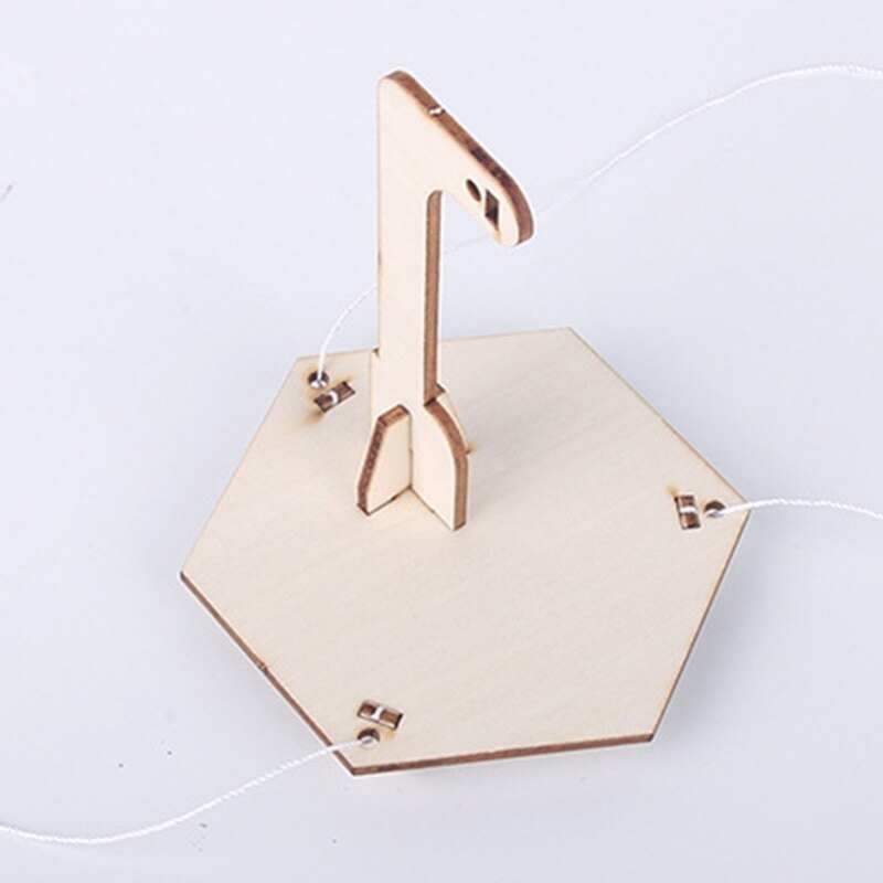 Handgemaakte Tensegrity Bureau Tafel, Anti Zwaartekracht Diy Tensegrity Structuur Drijvende Houten Anti-Zwaartekracht Diy Tensegrity Structuur