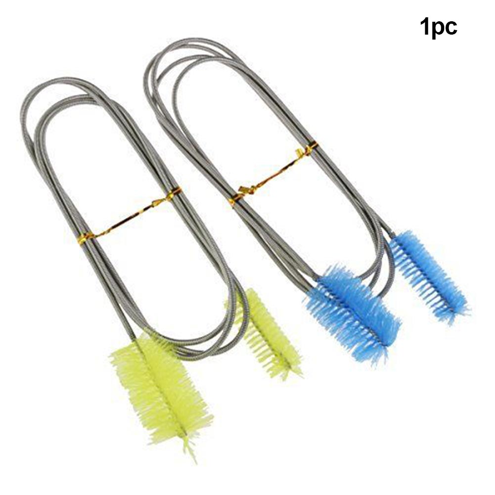 Double Ended Hose Multifunctional Air Tube Aquarium Flexible Stainless Steel Cleaning Brush Water Filter Nylon Pipe