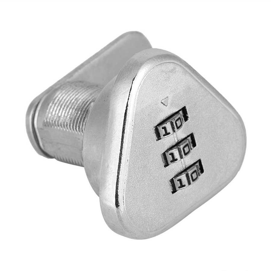 Alloy Combination Cam Lock Keyless Post Mail Box Cabinet 3 Dial 3-Digit