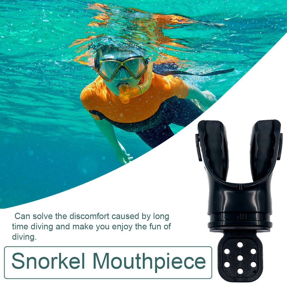 Embout De Détendeur De Plongée – Silicone, Bi-couleur, Ergonomique, Pour Snorkel Et Détendeurs Standards