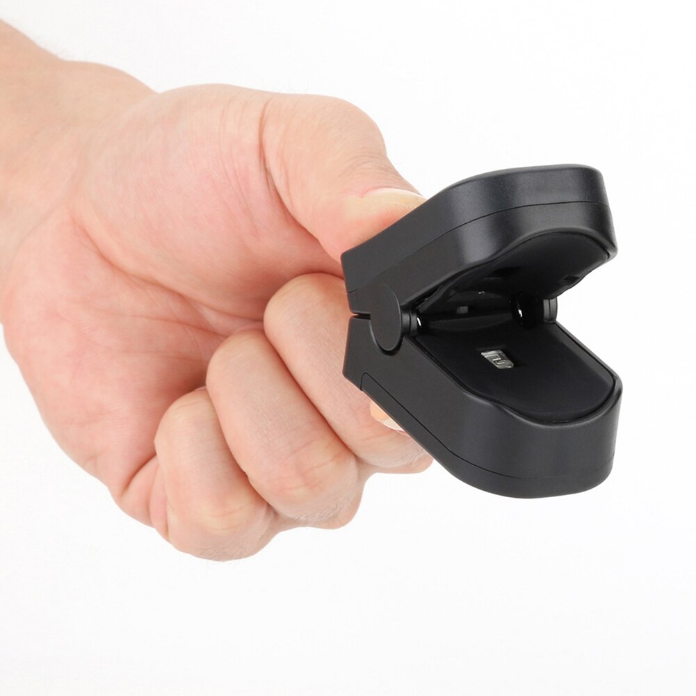 Hurtig sort sundhedspleje fingerspids pulsoximeter blod iltmonitor fingerspids oximeter hurtigt