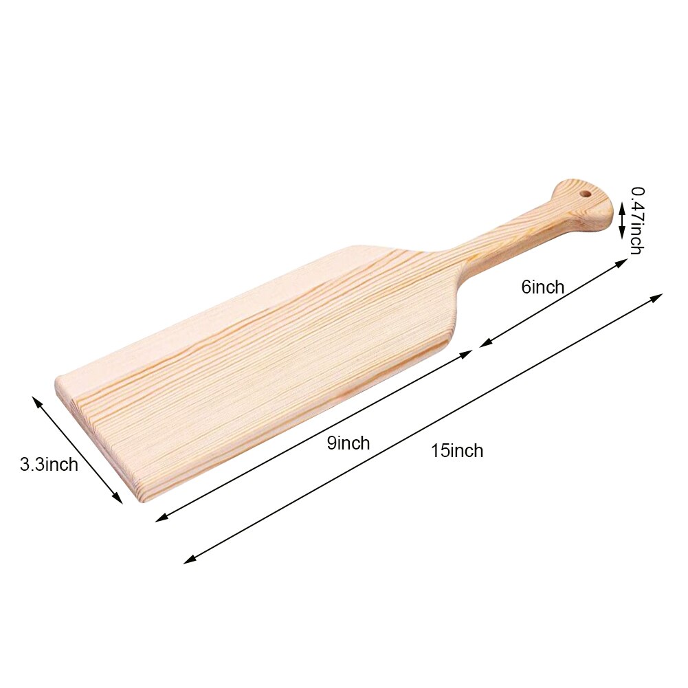 Pagaie de sororité en bois massif grec, pour bricolage, décoration de la maison