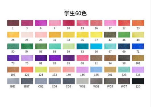 Überlegene berühren 7 12/24/40/60/80 farbe Marker einstellen Schüler Animation doppel kopf alkohol fettige Marker stift professionelle kunst liefert: 60 Farbe Schüler