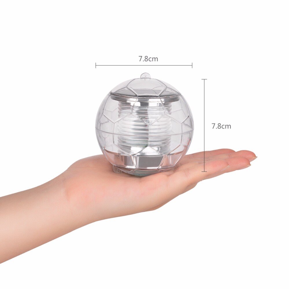 Undervattensbelysning för hempooler vattentät  ip65 ledd solenergi flera färgbytande vattendriftlampa flytande ljus