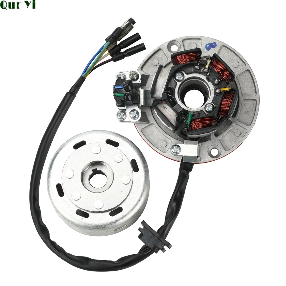12v ac sytytysmagneetto staattorin vauhtipyörä, jossa valo yinxiangille  yx 140cc 150cc 160cc kayo bse sdg ssr pitsterpro maastopyörä: Default Title