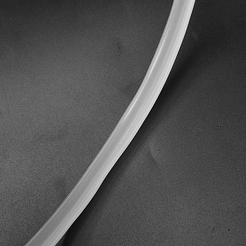 Nueva junta tórica blanca de silicona transparente para olla a presión 20x22 cm
