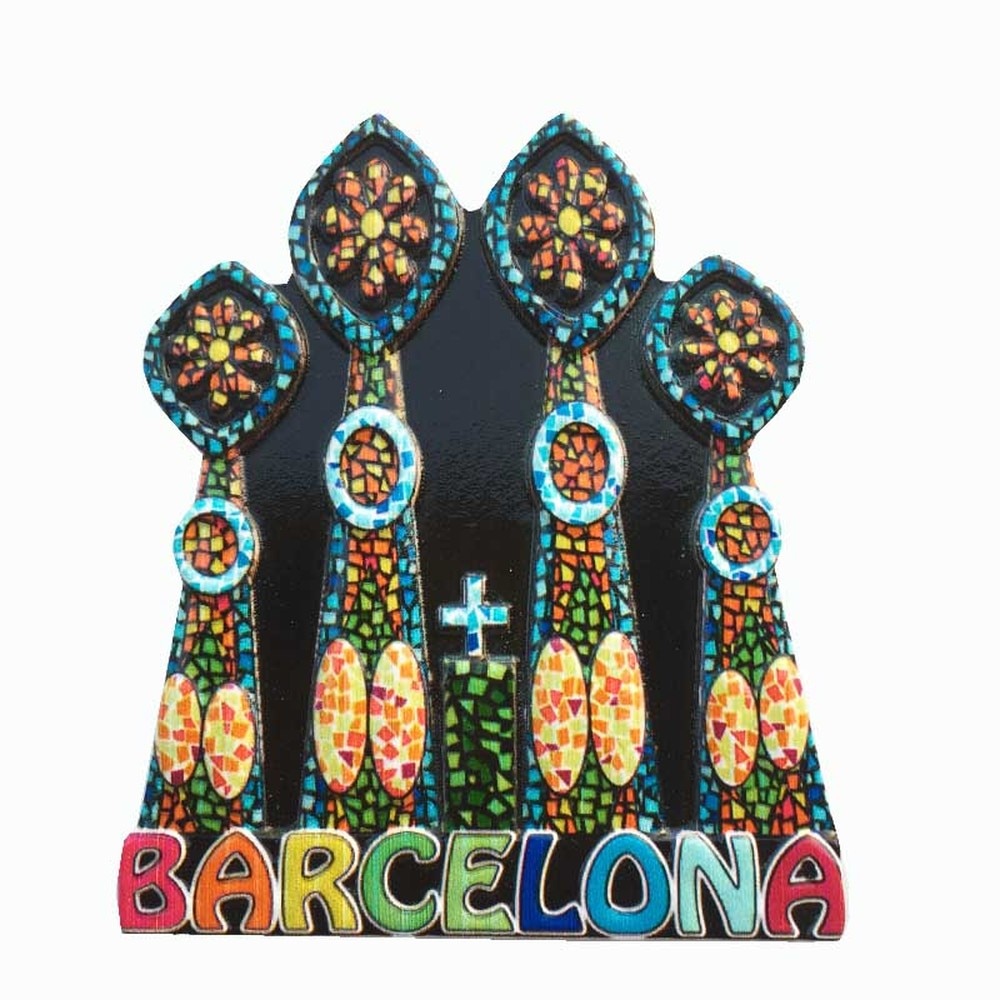 Babelemi Souvenir Barcelona Spanje Sagrada Familia Kathedraal Koelkast Magnetische Sticker Magneet Home Keuken Decoratie