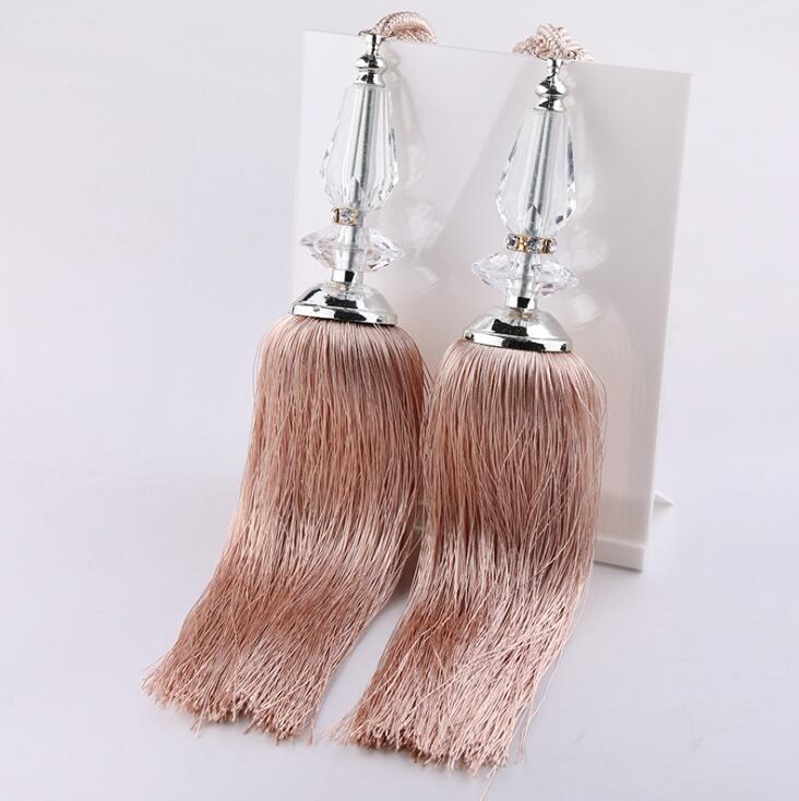 style curtain decoration accessories acrylic crystal hanging ball tassel bandage home textile decoration supplies