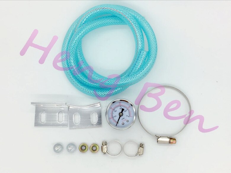 ALUMINUM ENGINE OIL CATCH RESERVOIR BREATHER TANK CAN+VACUUM PRESSURE GAUGE Oil Catch Tank Oil Catch can