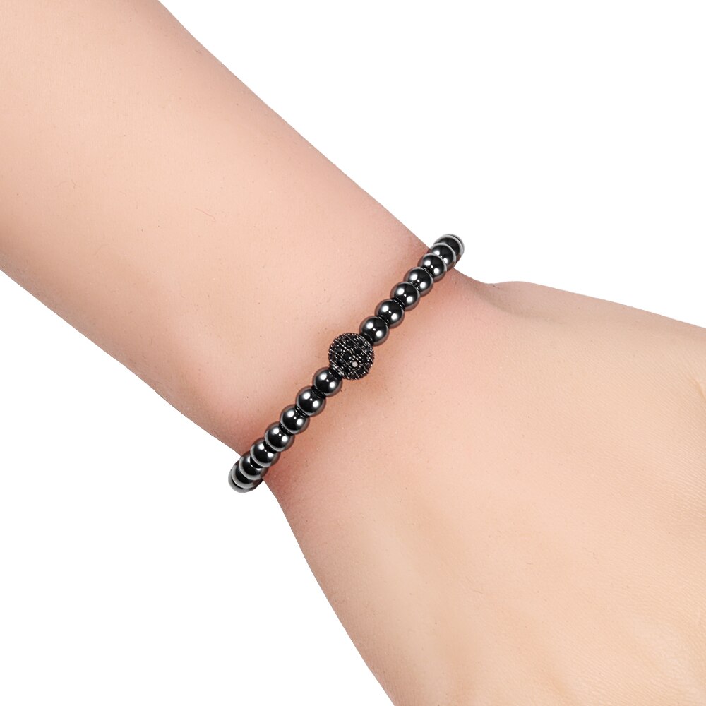 Leopard Head Bracelet Adjustable Beads Pave Zircon Bracelet For Men Women Charm Jewelry Best Friend