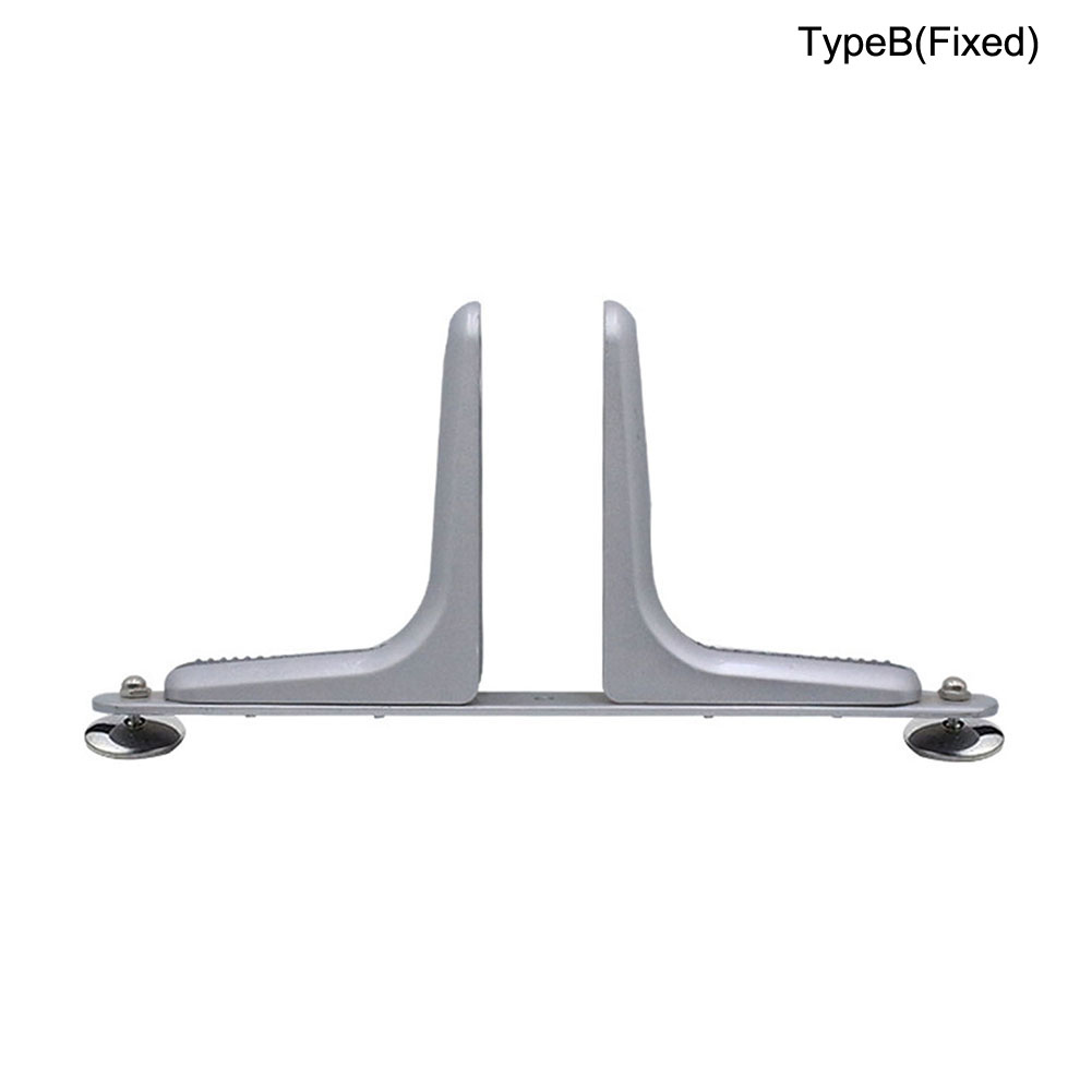 1pc Hotel Privacy Screen Holder Home Office Heavy Duty Feet Modern Stable Aluminum Alloy Movable Wheel Easy Install Room Divider: Silver / Fixed