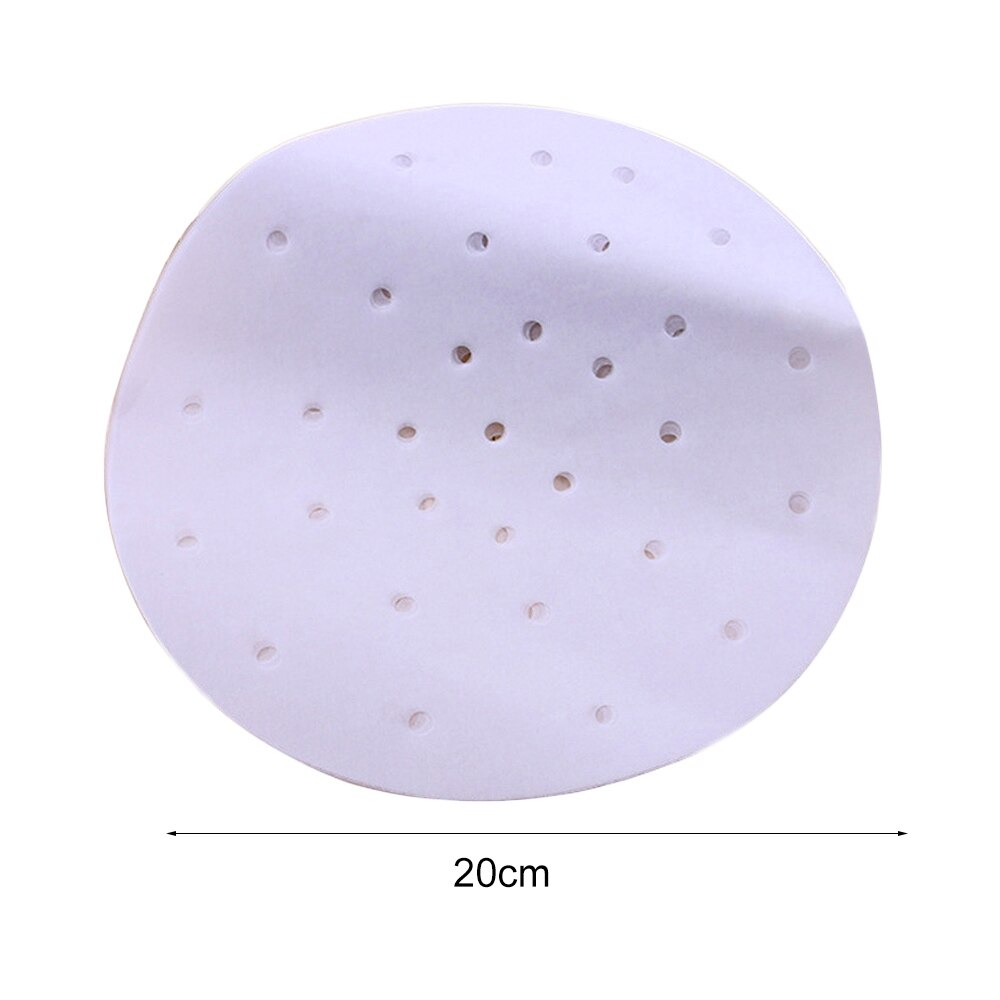 50/100Stck Bambus Korb Dampfer Papier Küche Kochen Bambus Dampfer schwach Summe Papier Unter Dampf matt Runde Nicht Stock Dampfer Neue: 8Zoll 100Stck