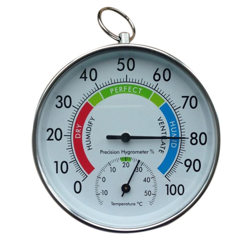 Temperatuur En Vochtigheid Analoge Indicator Indoor Outdoor Thermometer Hygrometer L15