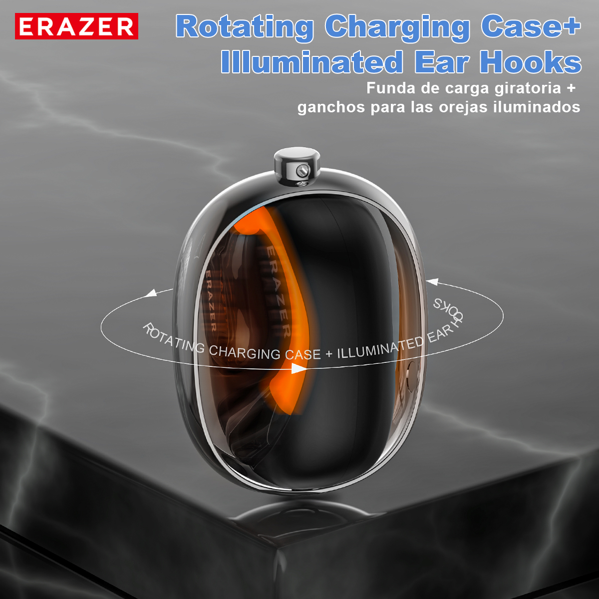[AI Translator Earphone] ERAZER XF31 Bluetooth Translation Earbuds Sleep ASMR Headset DIY APP AI Wireless Headphones with Mic