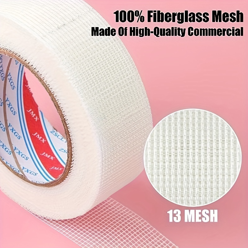 1 rol 30 m glasvezel zelfklevende gaastape muurscheur Reparatie thermische isolatie Decoratieve gaasnaadtape