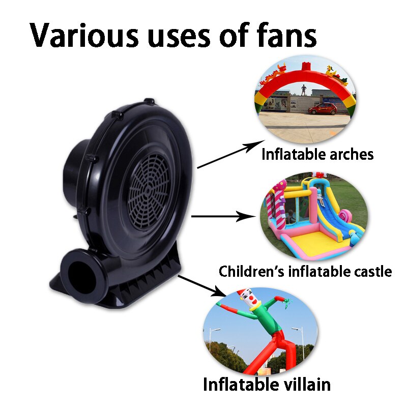 Electric Air Blower 750W Plastic Shell Blower Cartoon Advertising Balloon Model Inflatable Electric Blower 220V 1pc