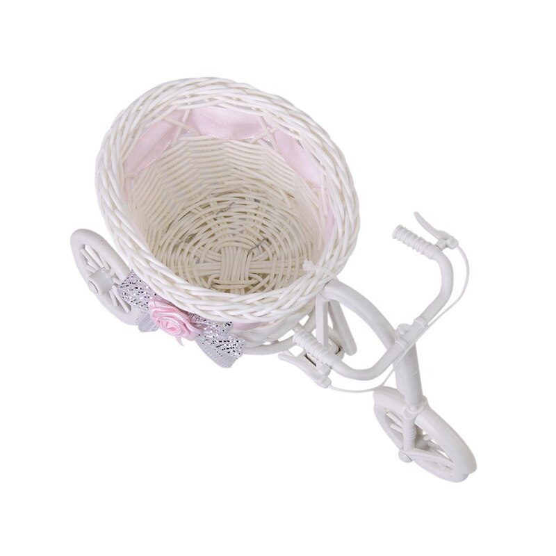 Panier de fleurs Tricycle/vélo fait main pour Vase à fleurs et de décoration de stockage