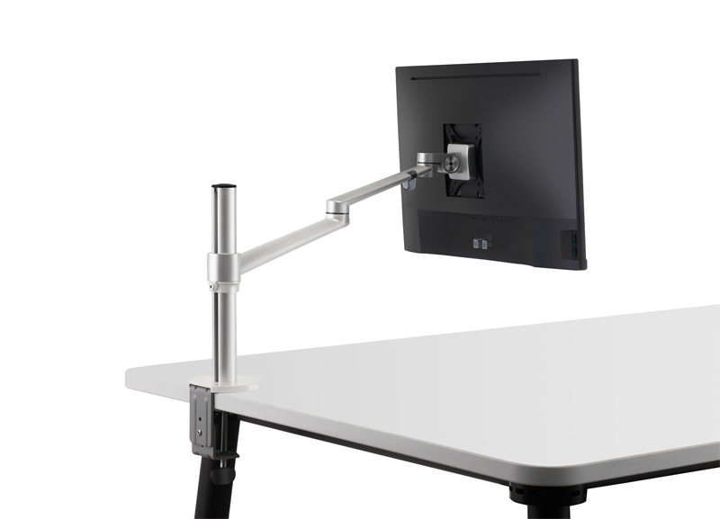 Hyvarwey OL-1 Alunimum Hoogte Verstelbare 17-32 Inch Screen Monitor Houder Arm Full Motion Desktop Stand Monitor Mount Belasting 8kgs