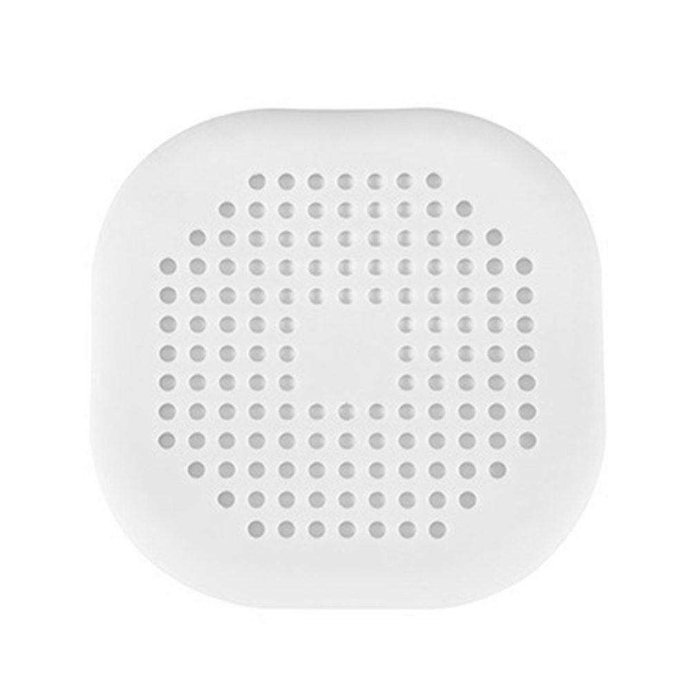 Hair Filter Sink Anti-Blocking Strainer Bathtub Shower Floor Drain Stopper Silicone Kitchen Deodorant Plug Bathroom Accessories: WHITE