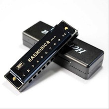 Harmonica Professionele Harmonica Standaard Diatonische 10 Gaten Sleutel Van C Blues Harmonica Muziekinstrument Diatonische Harp Met Case
