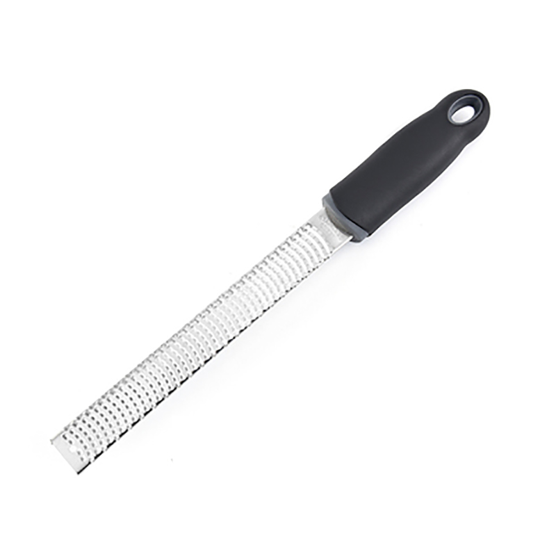 Lemon Zester Cheese Quick Grater Stainless Steel Chocolate Grater Handheld Fruit Peeler Lemon Cheese Planer Kitchen Accessories: Black
