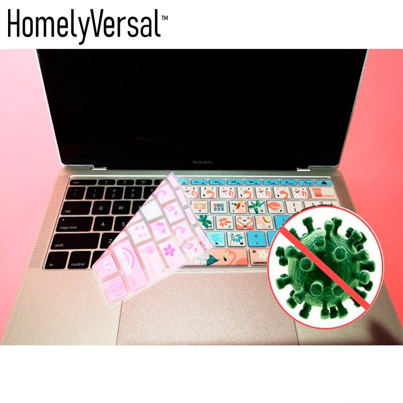 Super Cute Keyboard Cover Skin for Apple Macbook Pro MAC 13 15 Air Soft keyboard stickers dust water proof keyboard cover