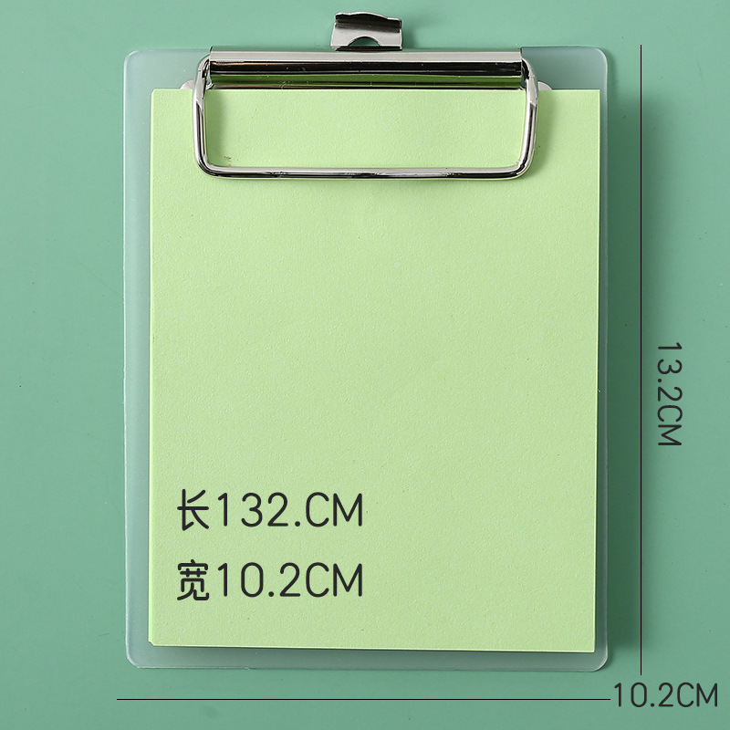 50sheets Mini Clipboard Notepads Sticky Note Multi-function Folder Board with Memo Pad for School Stationery Office Supplies: Mixed Color