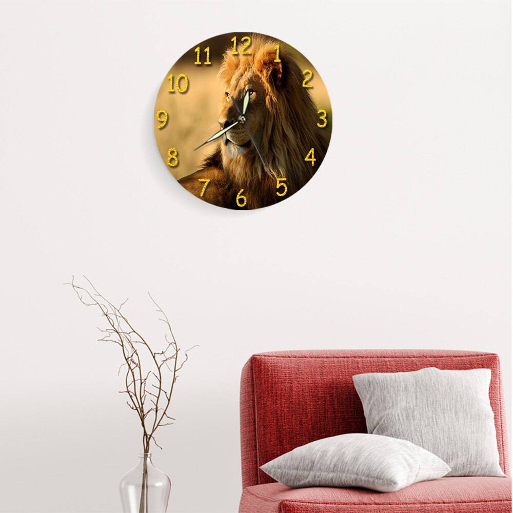 Vintage Wall Clock Silent Vintage Modern Wall Clock Digital Silent Relogio Parede Home Watch BB60